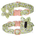 comfy flower Female girl gold metal buckle collar